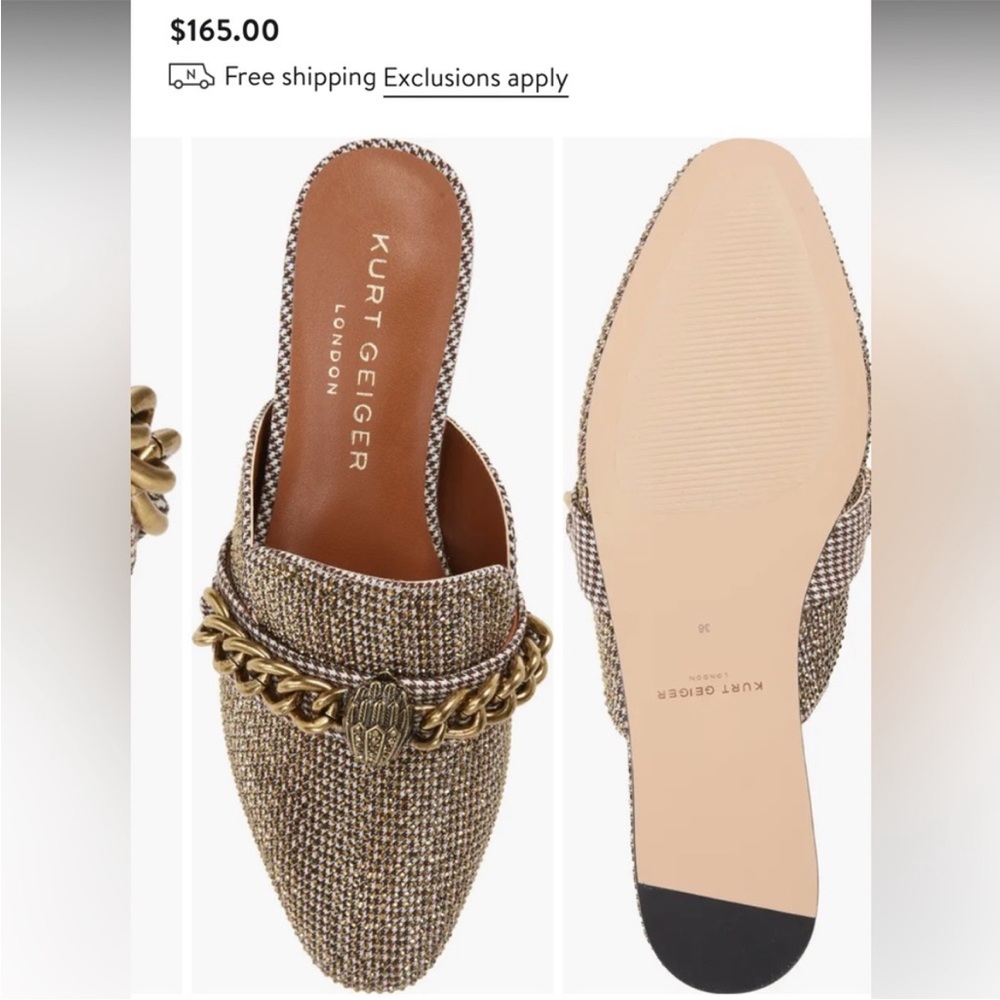 Kurt Geiger Chelsea Sparkle Mules